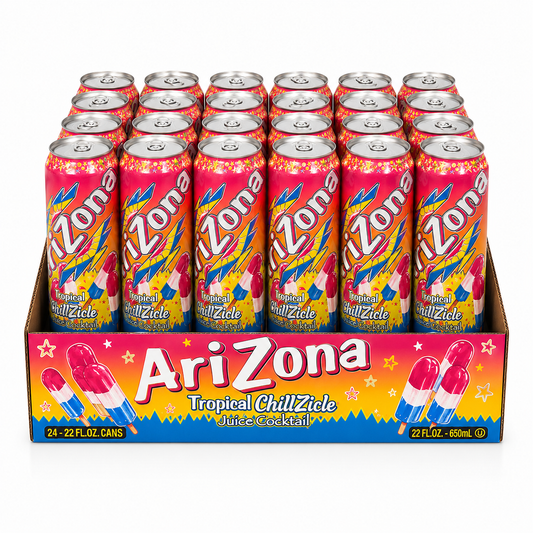 ARIZONA TROPOCAL CHILLZICLE 24x650ML