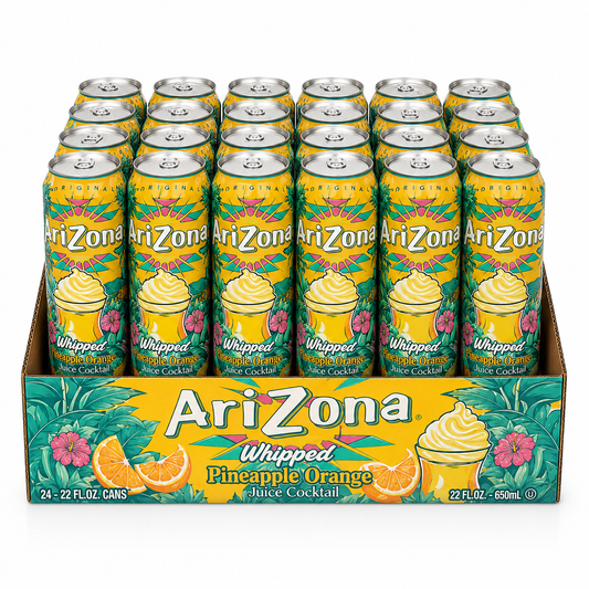 ARIZONA WHIPPED PINEAAPLE ORANGE 24x650ML