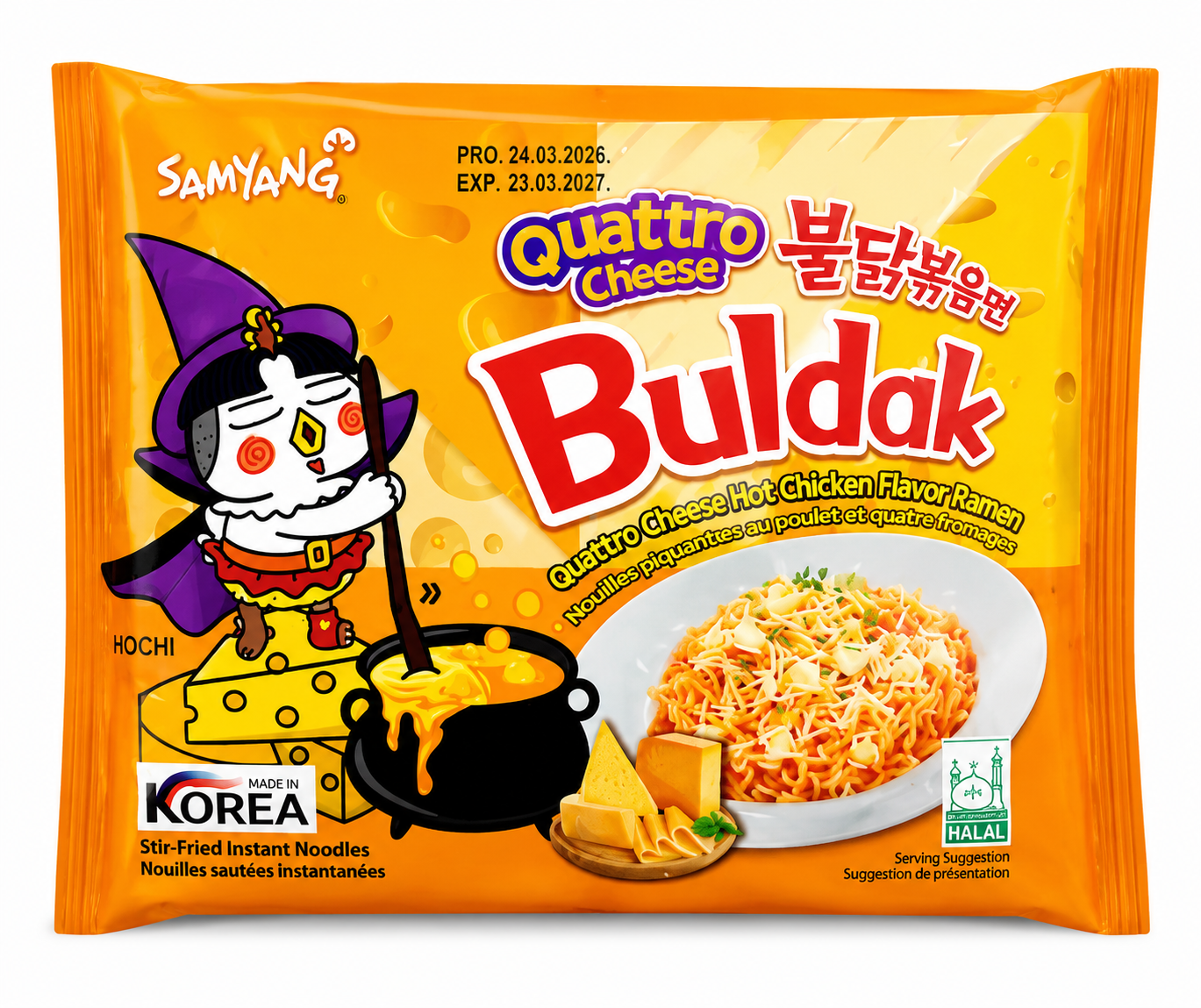 BULDAK SPICY RAMEN 5 PACKS x 8 BUNDLES/BOX