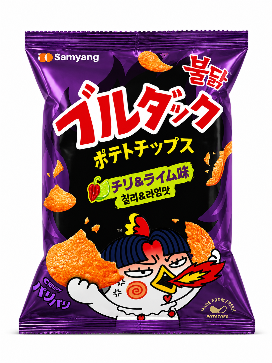 BULDAK HOT CHICKEN CHIPS 20x55g