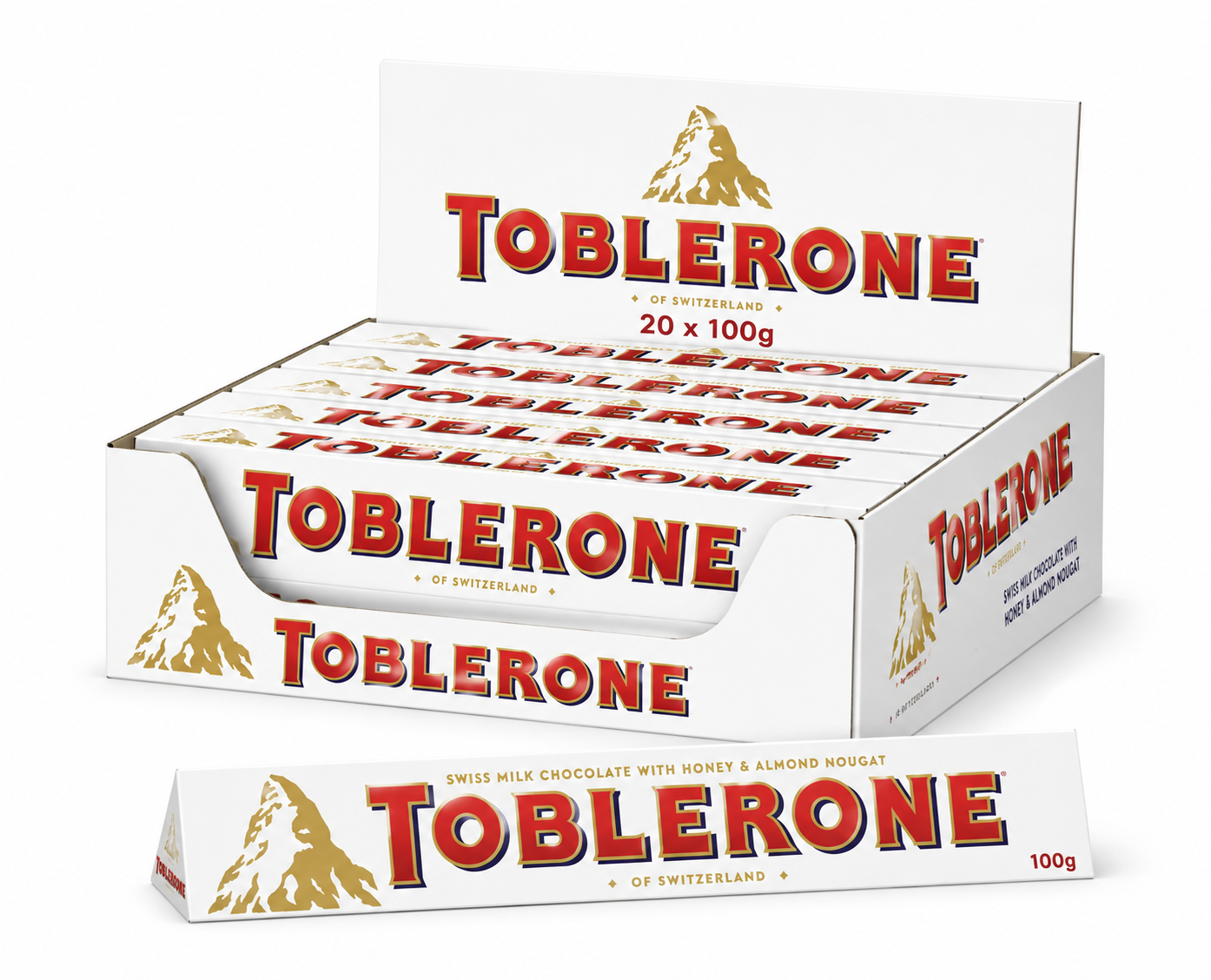 TOBLERONE WHITE 20x100G