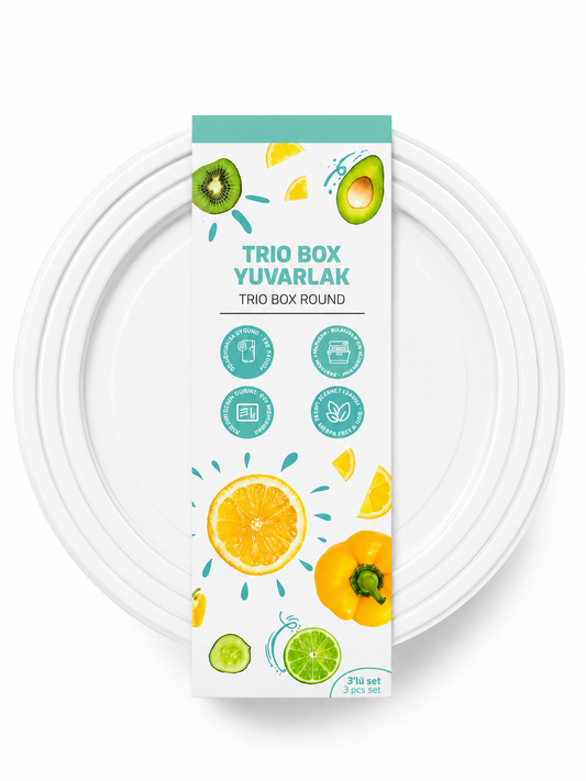 TRIO BOX YUVARLAK 3pcs SET- E480