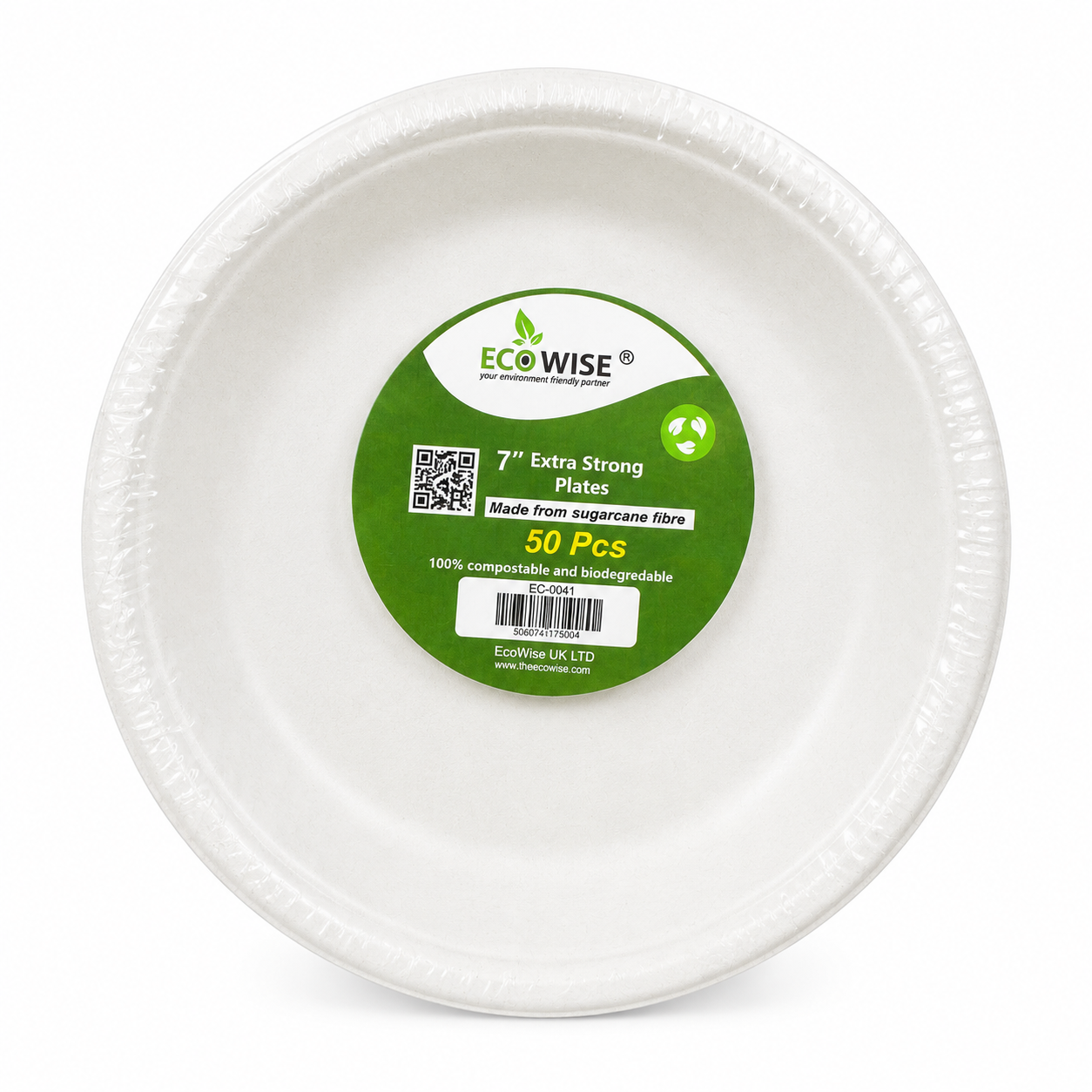 7inch plates 50pcs- EC0041