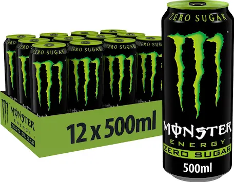 MONSTER ORIGINAL ZERO SUGAR 12x500ml