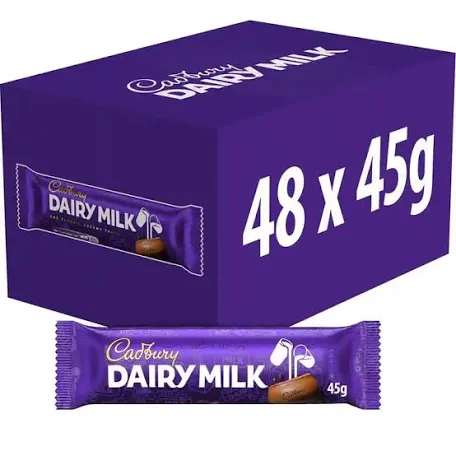 CADBURY DAIRY MILK 48x45g