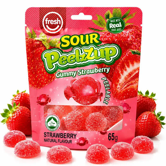 SOUR PEELZZUP 12x65g