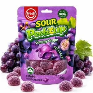 SOUR PEELZZUP 12x65g