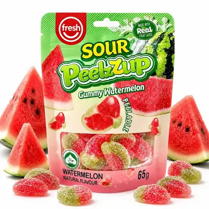 SOUR PEELZZUP 12x65g