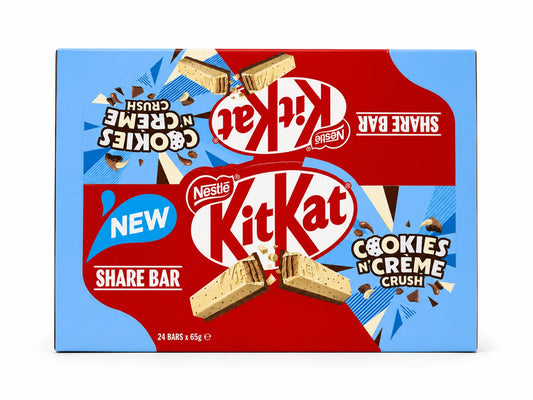KITKAT COOKIES N CREAME N' CRUSH 24x65G