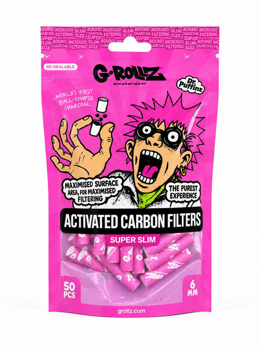 G-ROLLZ CARBON FILTERS SUPER SLIM 6MM