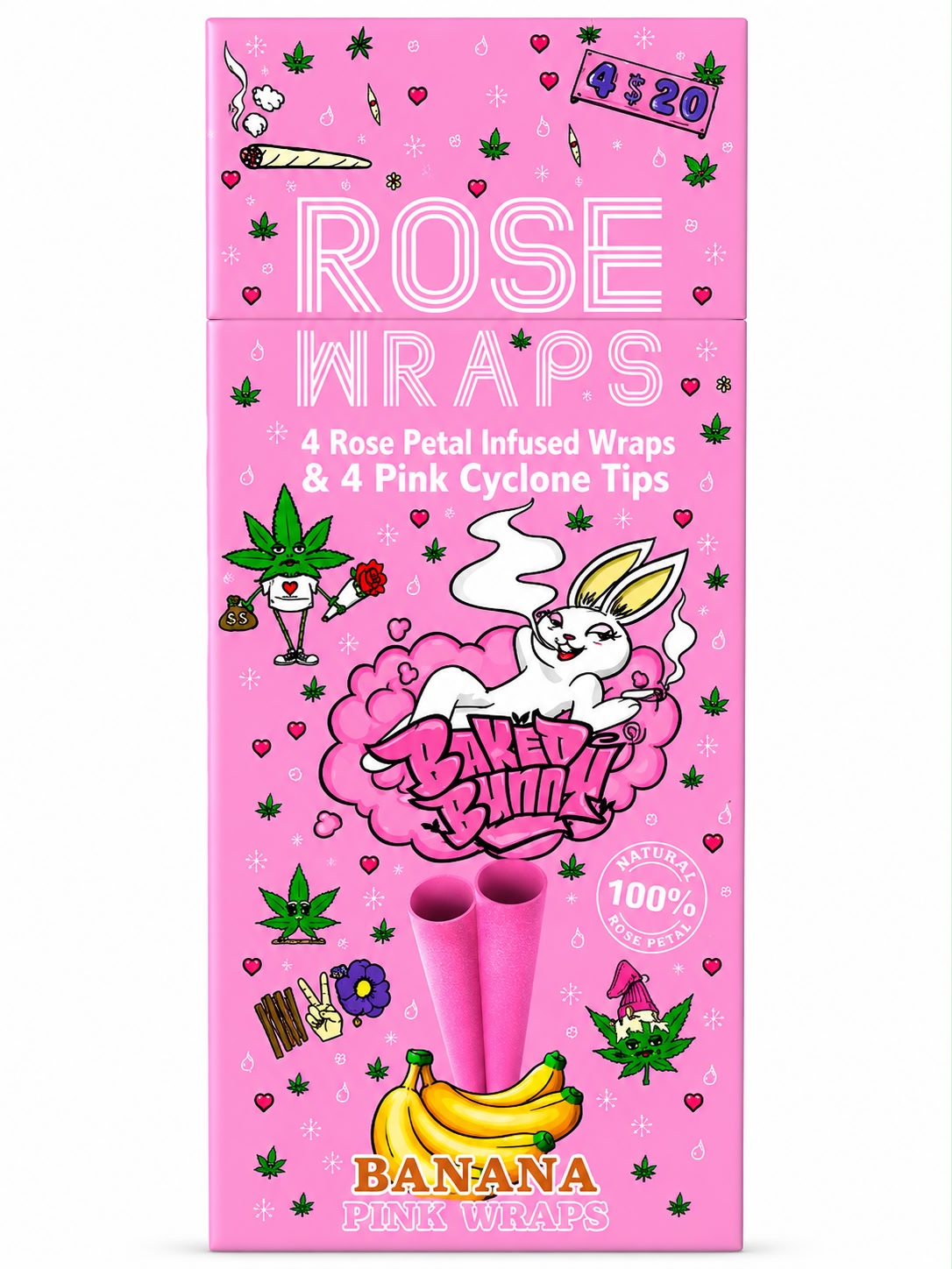 BAKED BUNNY ROSE WRAP