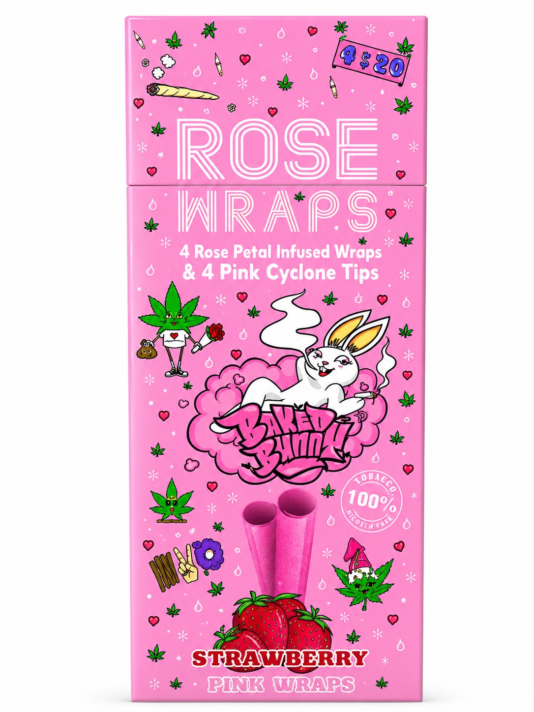 BAKED BUNNY ROSE WRAP