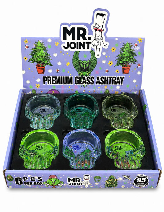 MR. JOINT GLASS ASHTRAYS