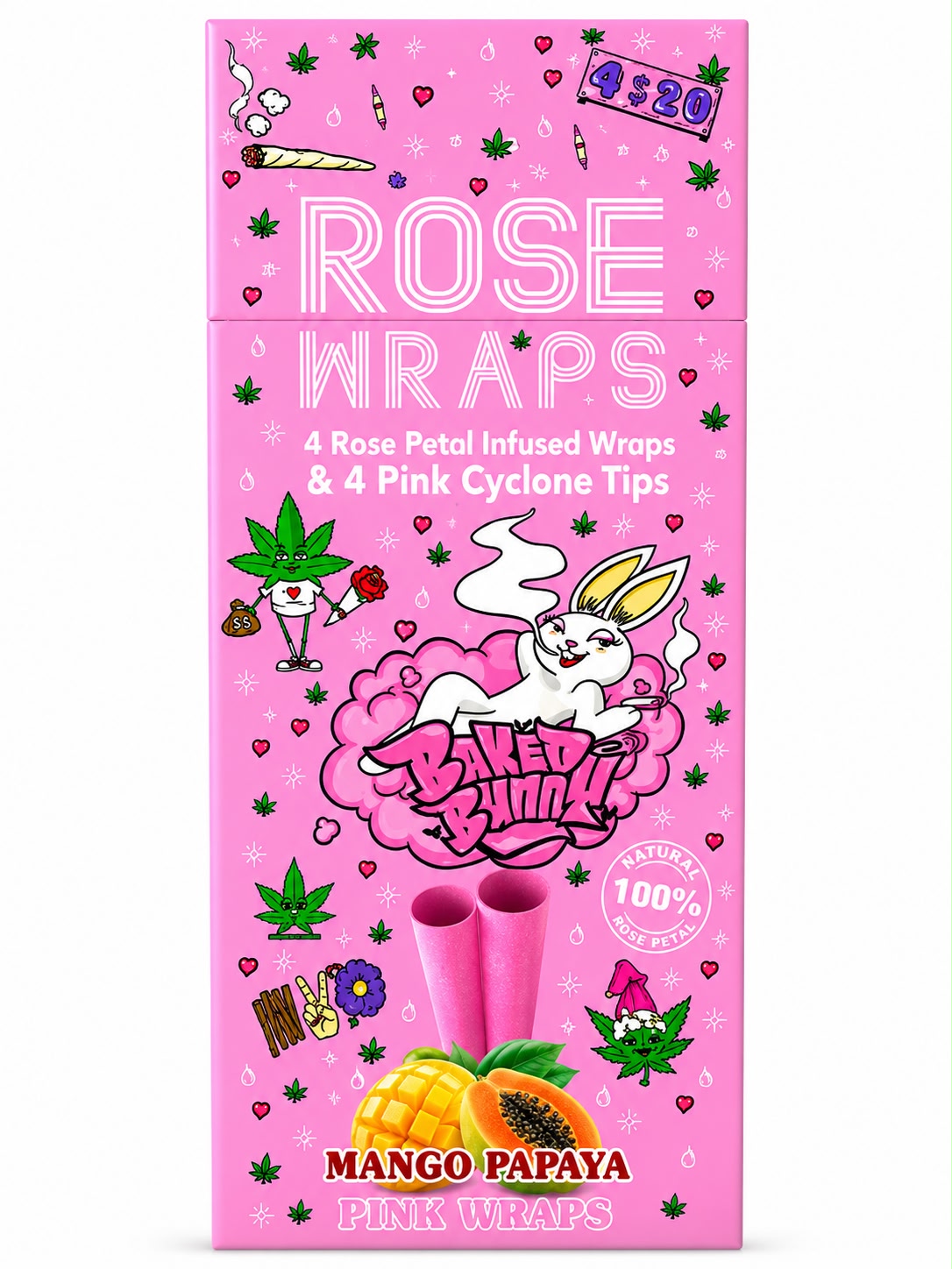 BAKED BUNNY ROSE WRAP