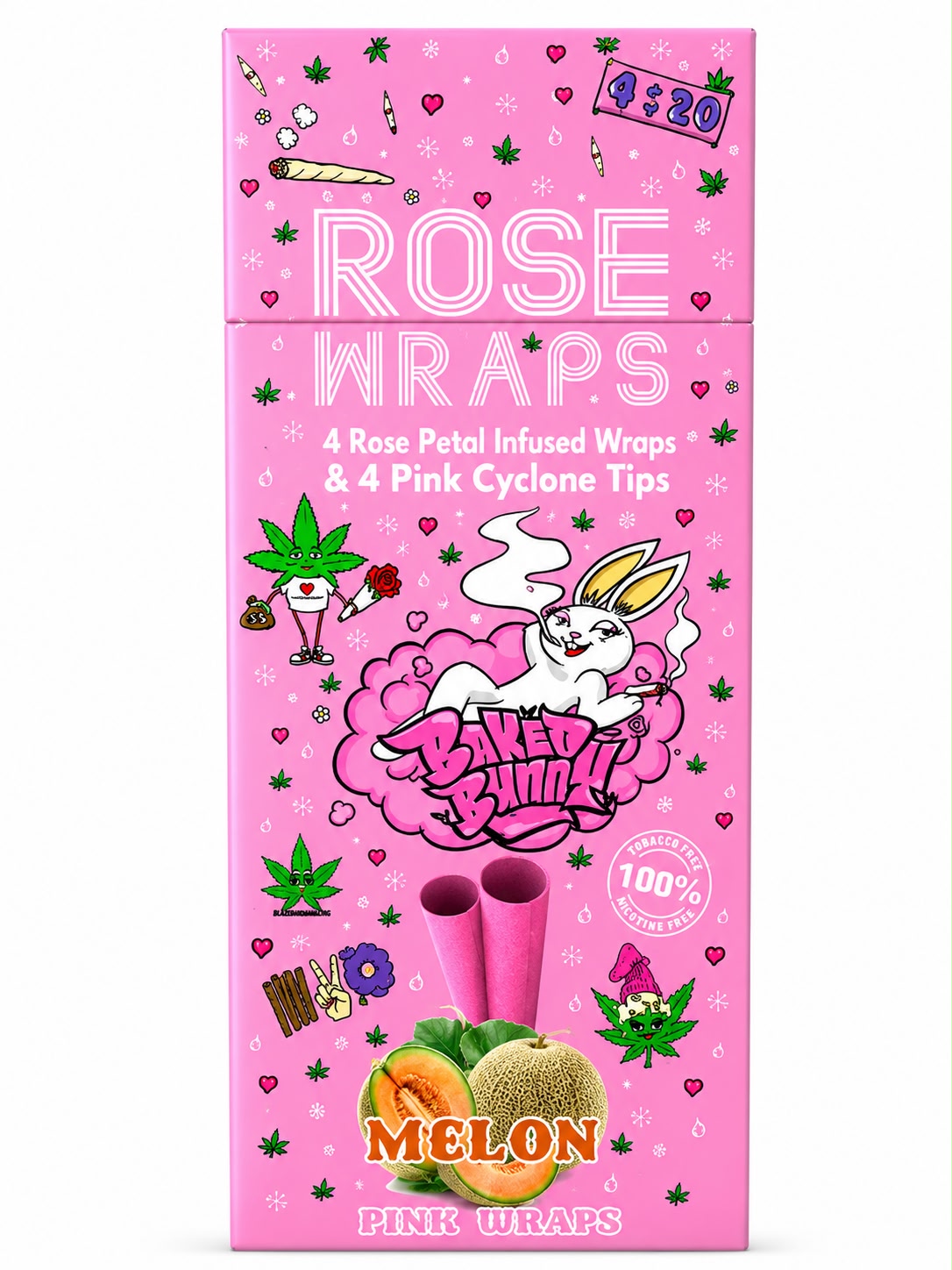BAKED BUNNY ROSE WRAP