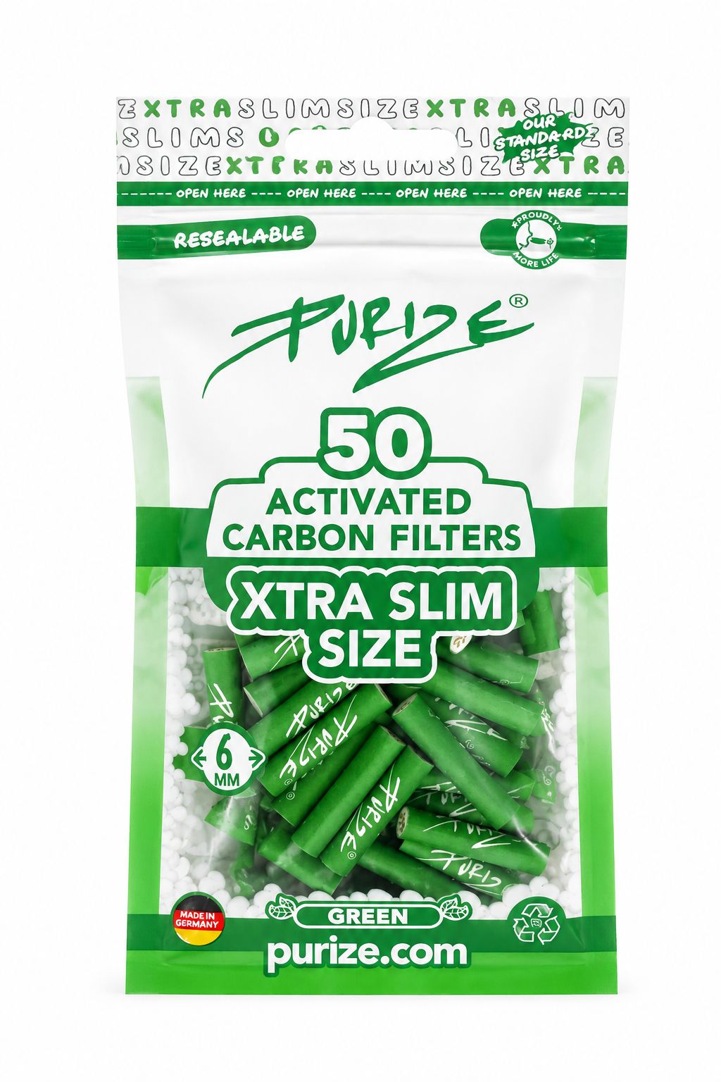 PURIZE  CARBON FILTERS 6MM