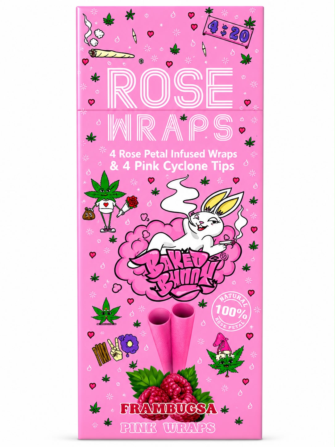 BAKED BUNNY ROSE WRAP