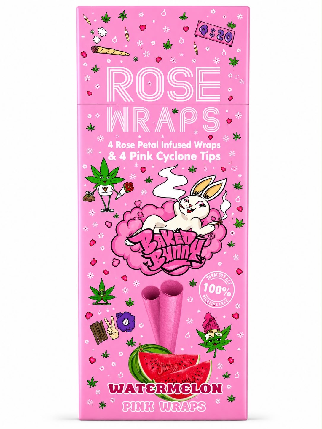 BAKED BUNNY ROSE WRAP