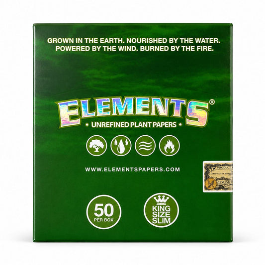 ELEMENTS UNREFINED PLANT PAPERS KING SIZE