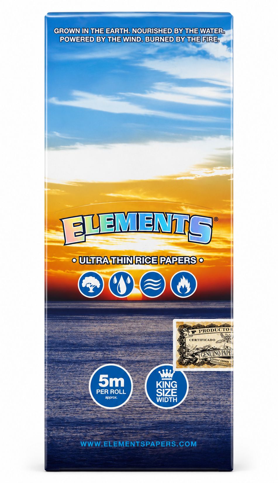 ELEMENTS ULTRA THIN RICE PAPER KING SIZE