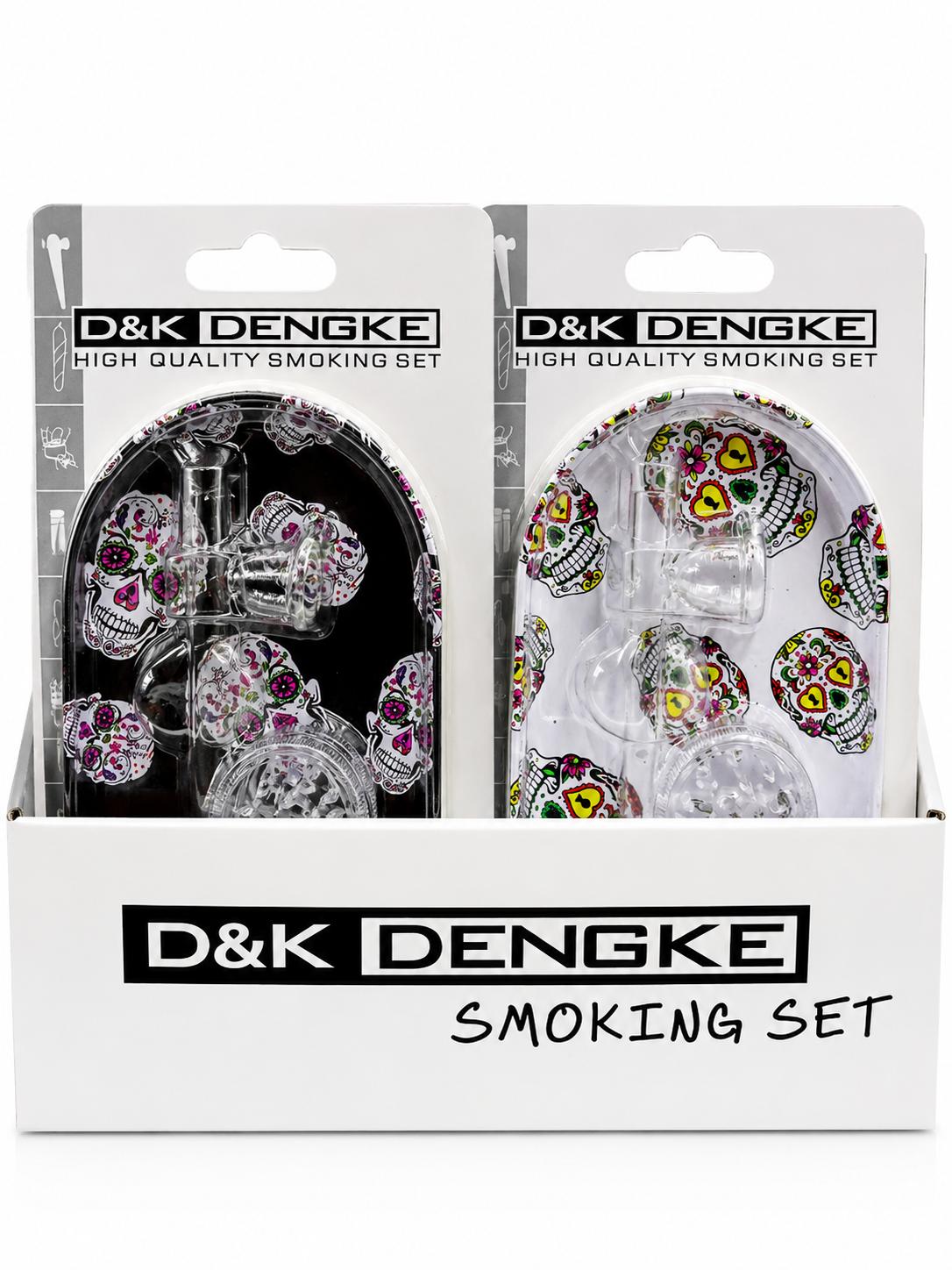 D & K PIPE SET WITH GRINDER AND TRAY