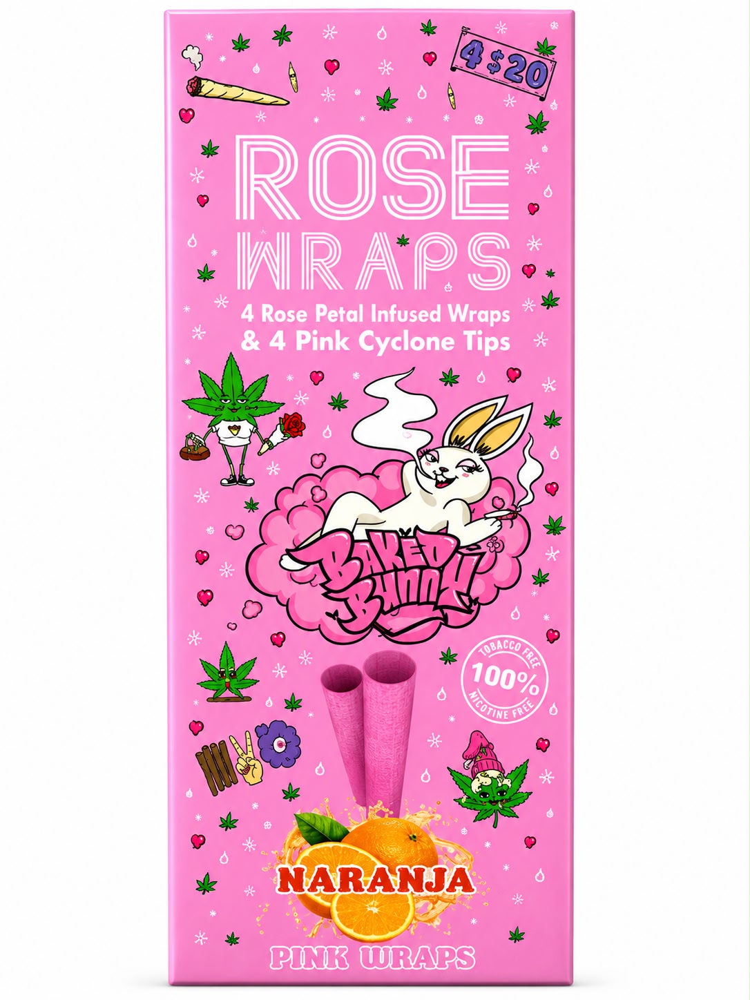 BAKED BUNNY ROSE WRAP
