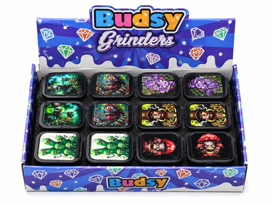 BUDSY SNOWCAPS GLASS JARS