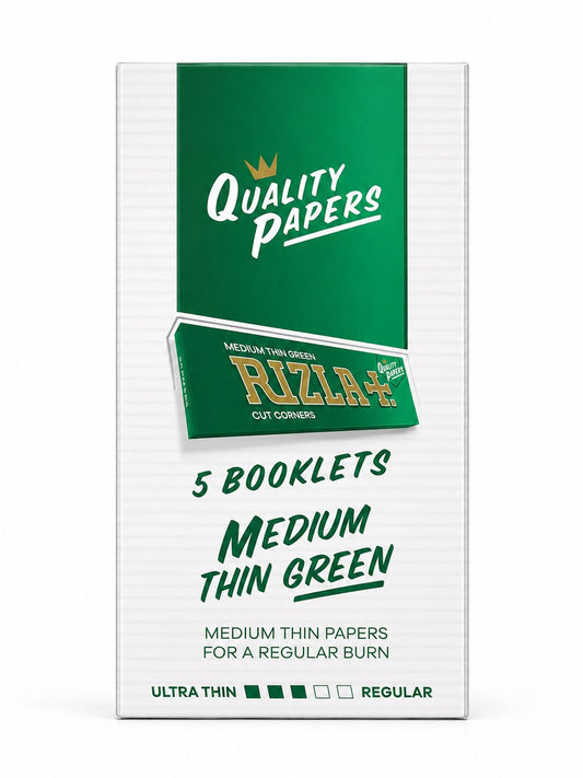 RIZLA GREEN 5 BOOKLETS