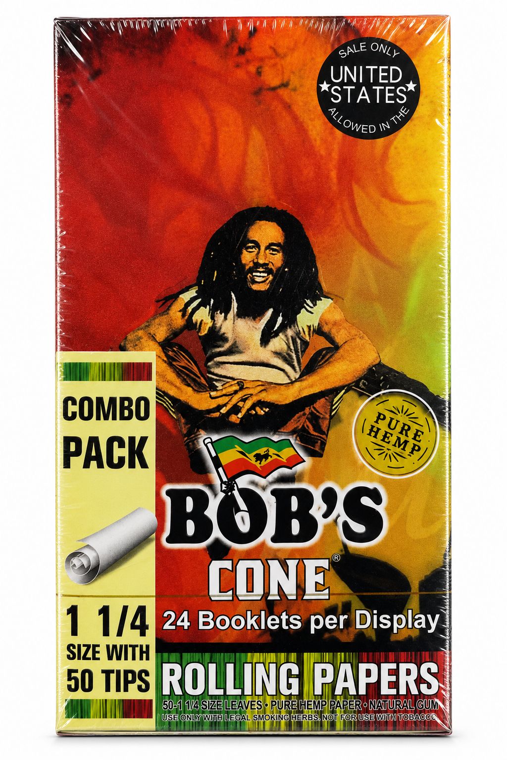 BOB'S CONE ROLLING PAPER COMBO PACK