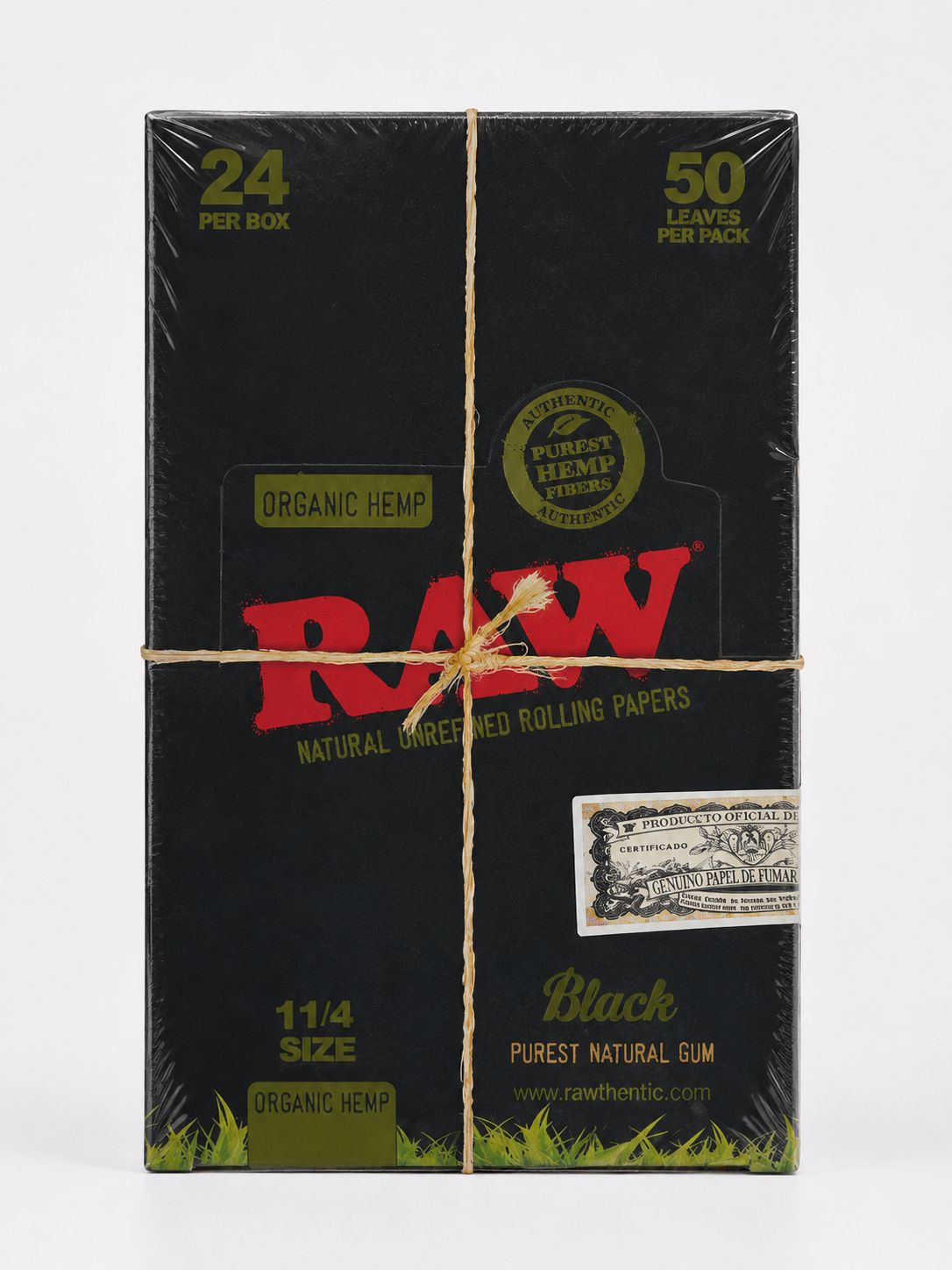 RAW BLACK ORGANIC PAPER