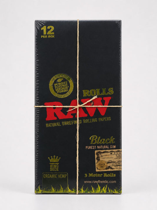 RAW BLACK ORGANIC ROLLS