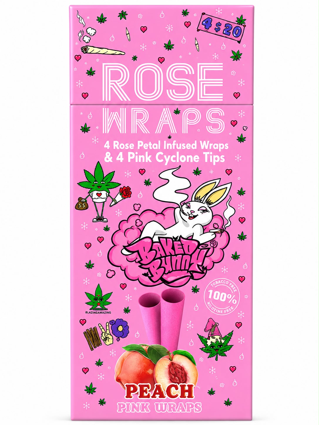 BAKED BUNNY ROSE WRAP