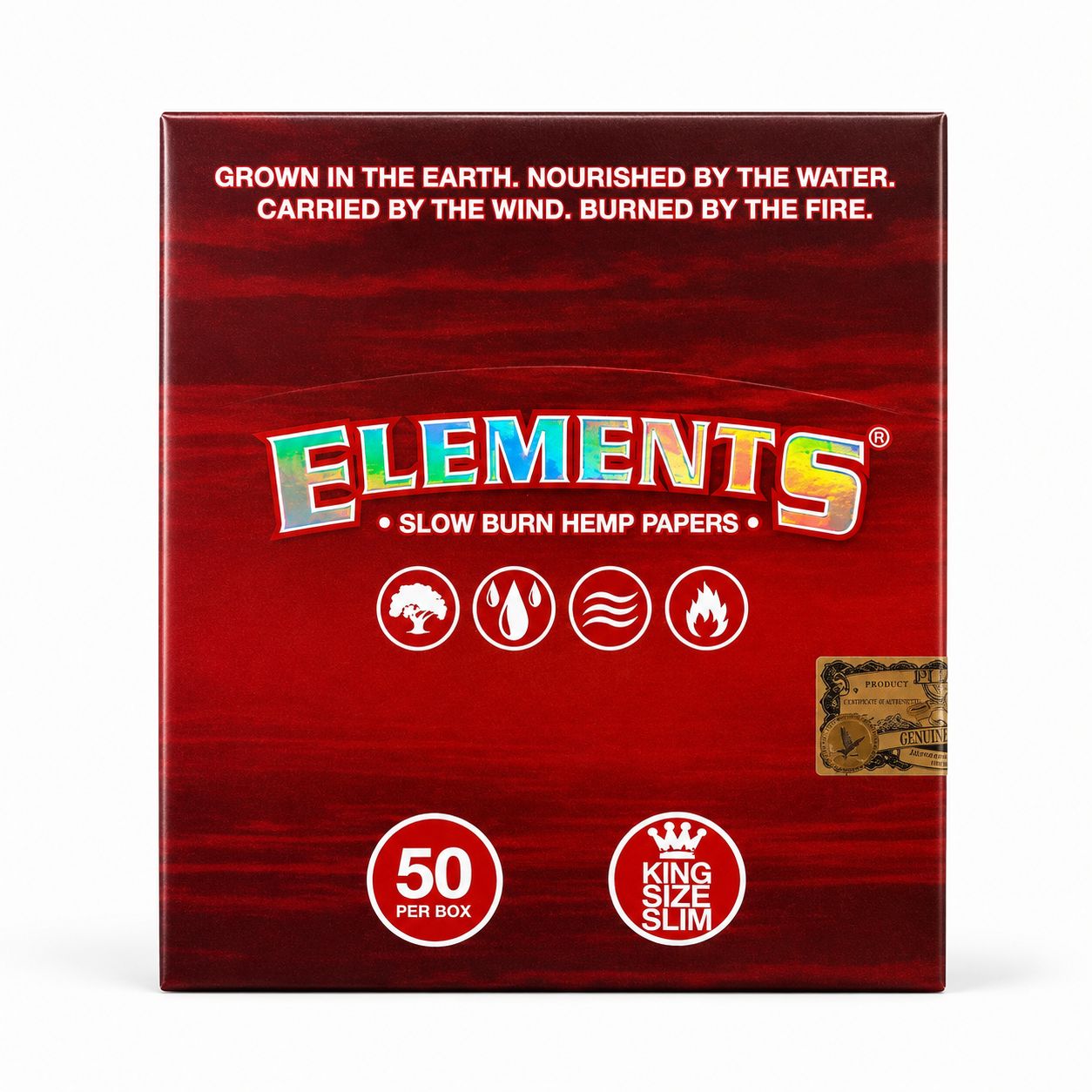 ELEMENTS SLOW BURN HEMP PAPERS KING SIZE