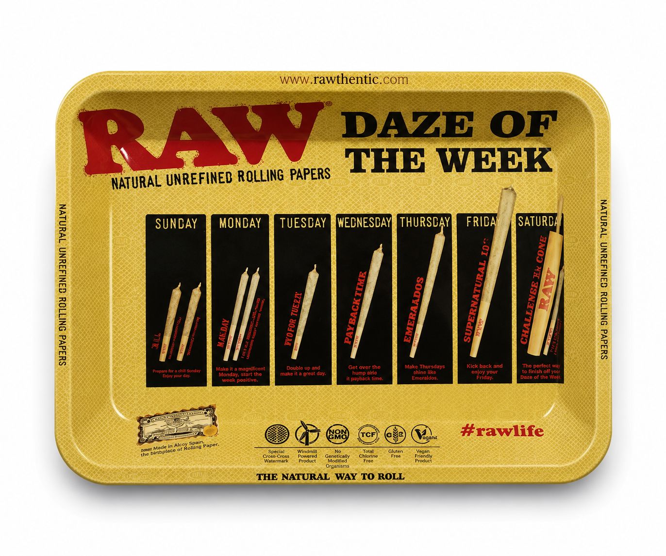 RAW ROLLING TRAY