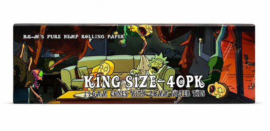 R & M'S PURE HEMP ROLLING PAPER KING SIZE 40PK