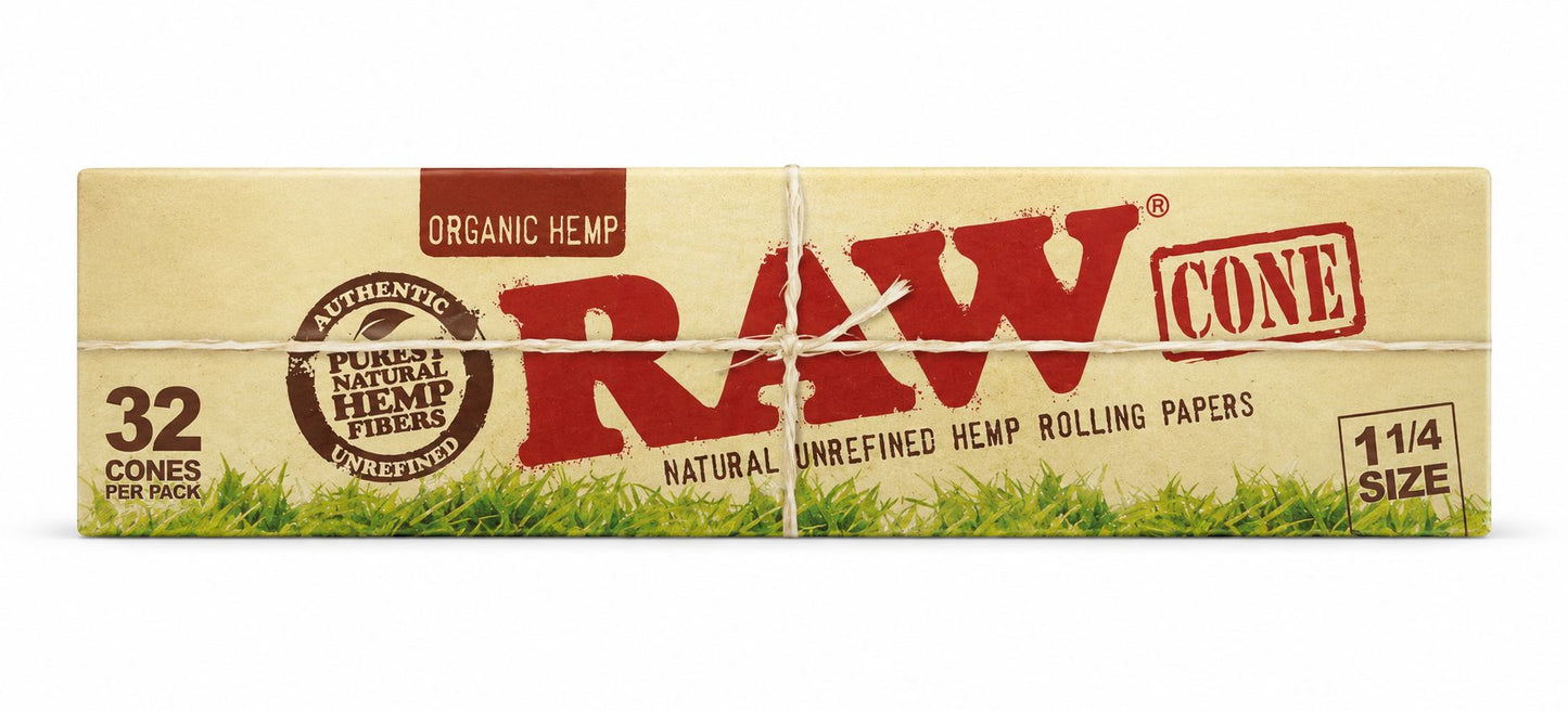 RAW CONE ORGANIC  1 1/4 size