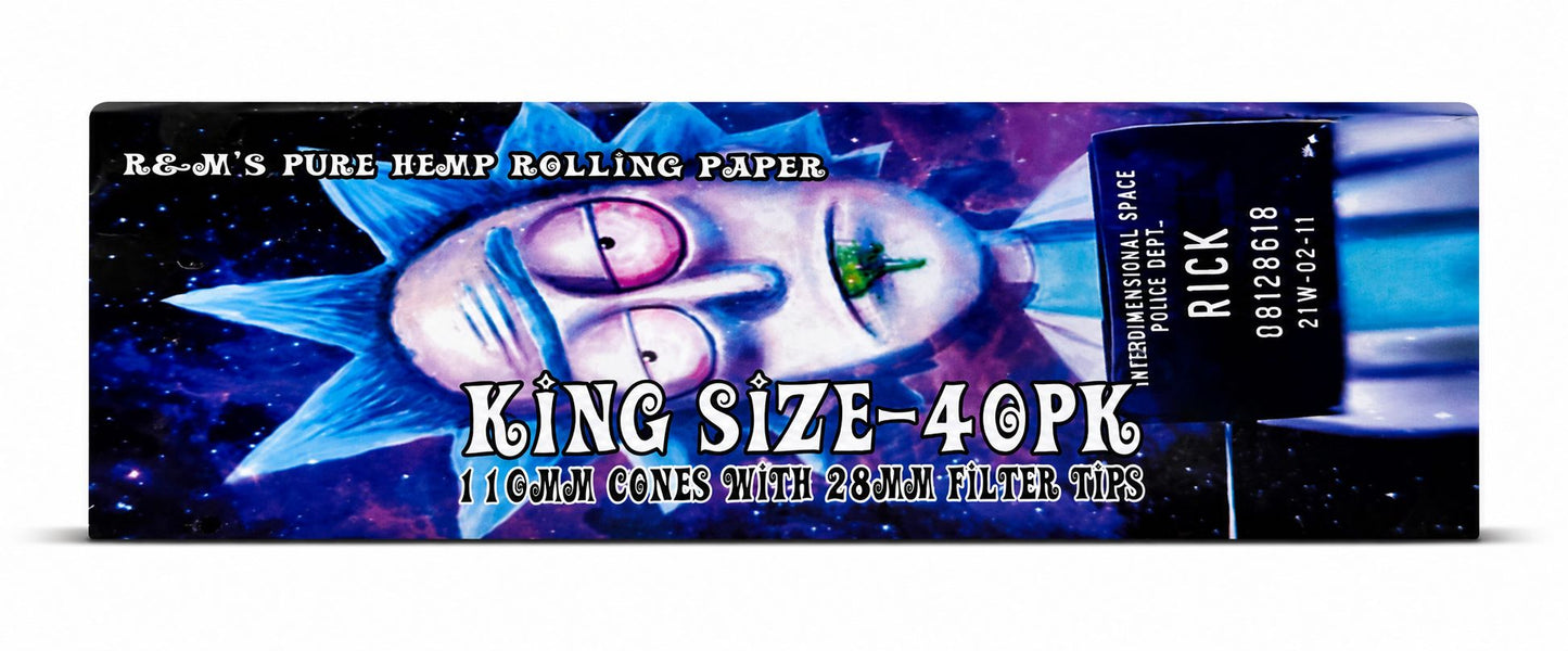 R & M'S PURE HEMP ROLLING PAPER KING SIZE 40PK