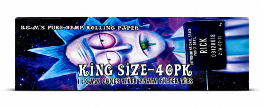 R & M'S PURE HEMP ROLLING PAPER KING SIZE 40PK