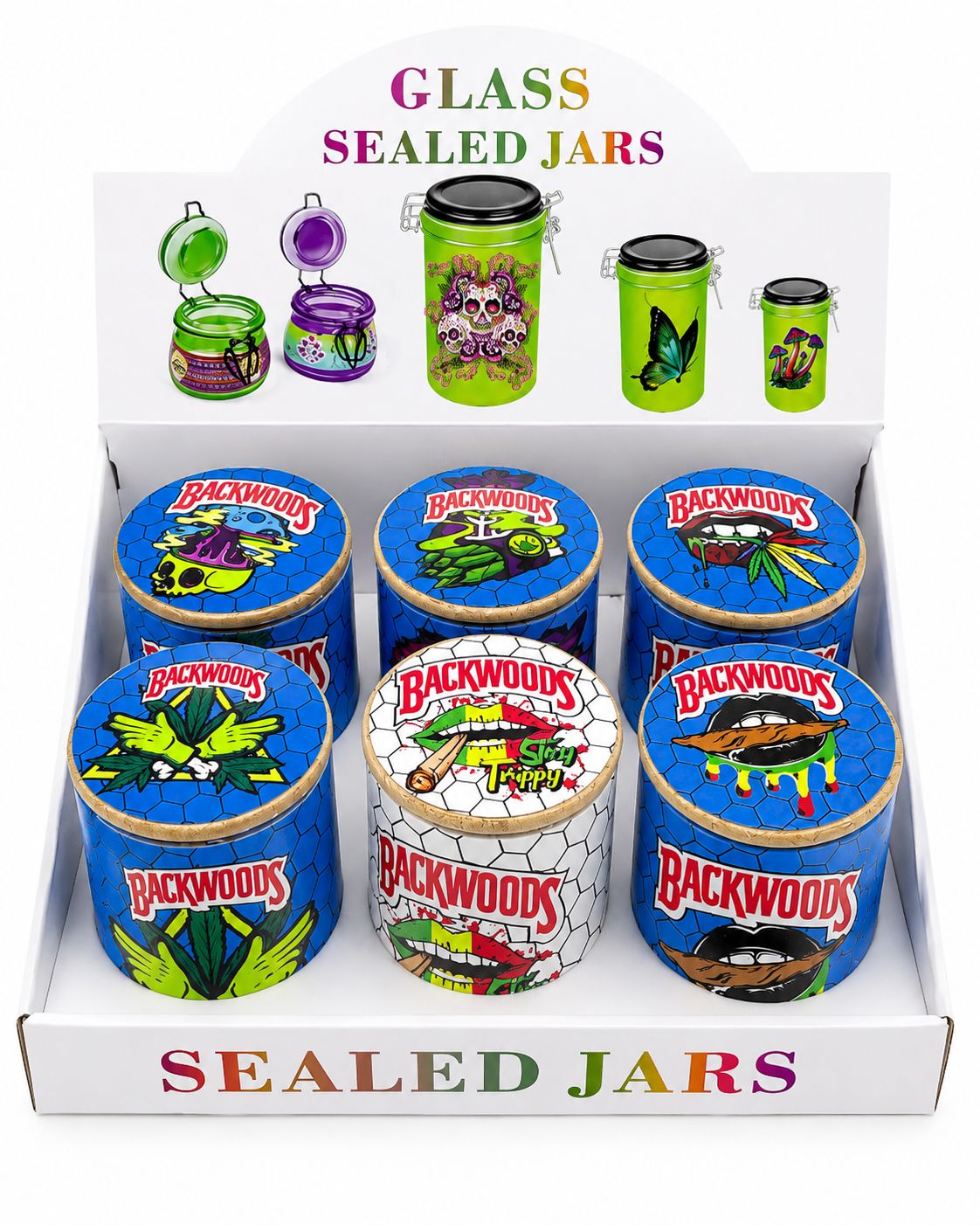 BACKWOODS GLASS JAR
